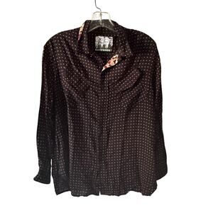 Babyghost New York Graphic Print Button-Down 100% Cotton Oversized  Shirt XS